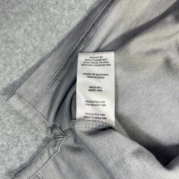 Travis Mathew Truly Hard Seltzer Polo Mens 2XL XXL Gray Shirt Golf Pocket - Picture 8 of 12